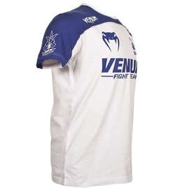 Футболка Venum Shogun Team T-shirt - White-Blue, Фото № 4