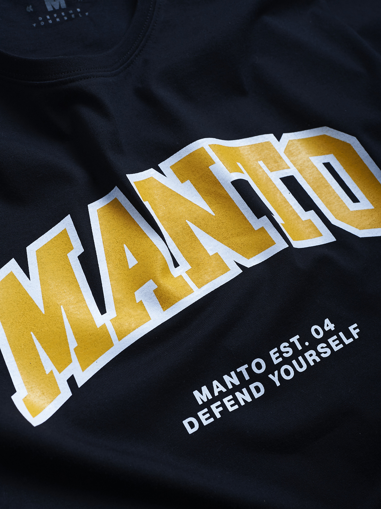 MANTO T-shirt Varsity Oversize Black buy
