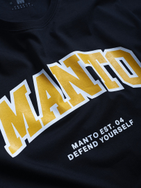 Футболка MANTO T-shirt Varsity Oversize Black, Фото № 2