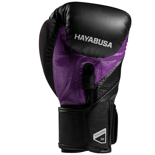 Боксерские перчатки Hayabusa T3 Boxing Gloves Black Purple цена