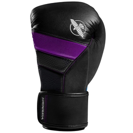 Боксерские перчатки Hayabusa T3 Boxing Gloves Black Purple, Фото № 2