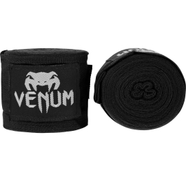Боксерські бинти Venum Kontact Boxing Handwraps 4.5m Black