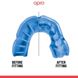 Opro Self-fit GEN5 Youth Silver Red Dark Blue childrens mouth guard buy