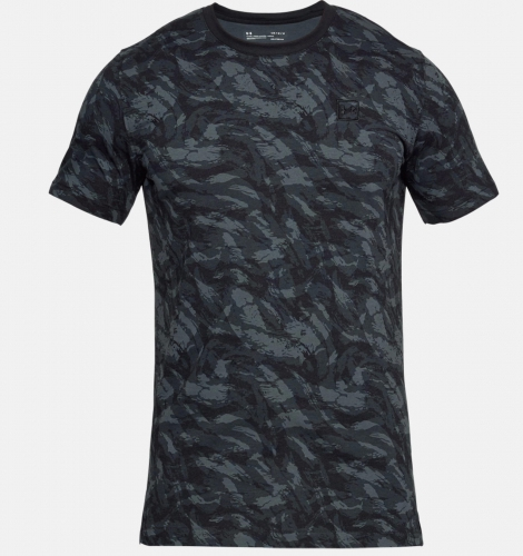 Under Armour Sportstyle Printed Short Sleeve T-Shirt Black original