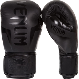 Боксерские перчатки Venum Elite Boxing Gloves Matte Black