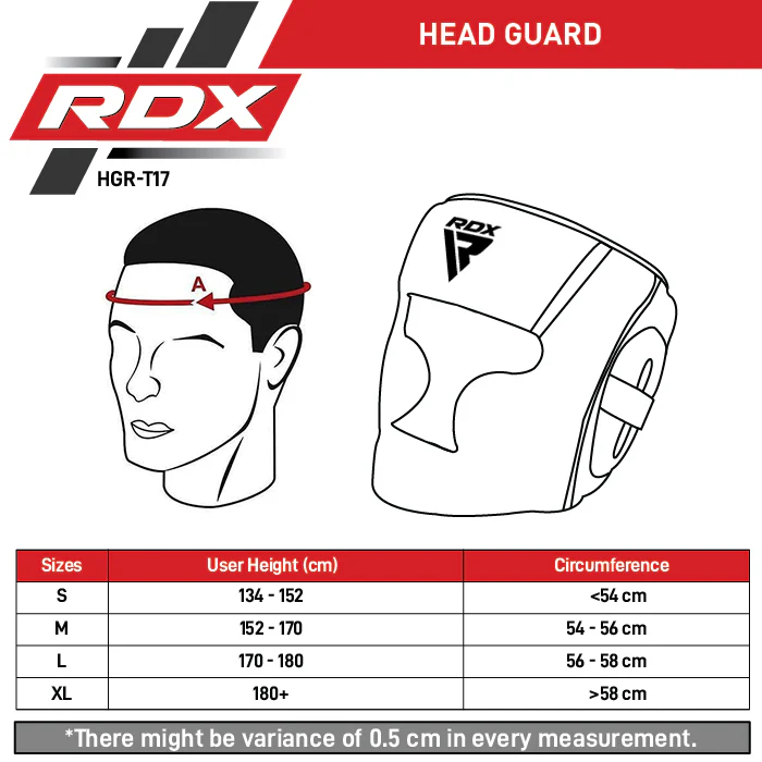 Шолом RDX Head Guard Aura Plus T-17 Red\Black оригінал