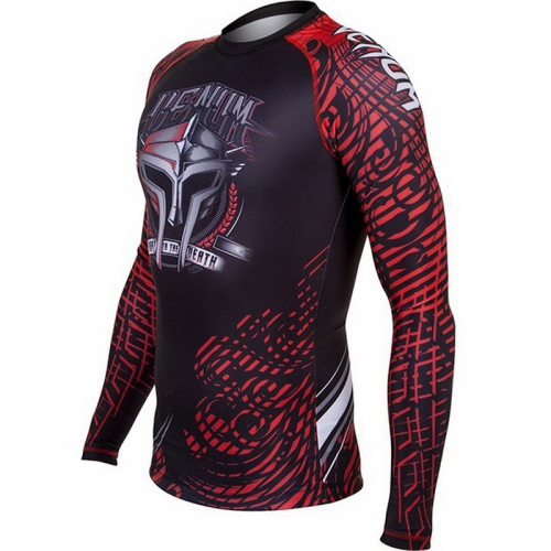 Рашгард Venum Gladiator Rashguard Long Sleeves Black Red купити