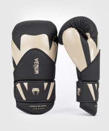 Боксерські рукавиці Venum Challenger 4.0 Boxing Gloves Black Beige купити