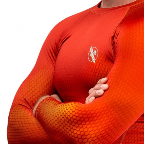 Hayabusa Fusion Rashguard - Red Yellow original