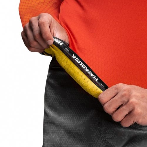 Hayabusa Fusion Rashguard - Red Yellow price