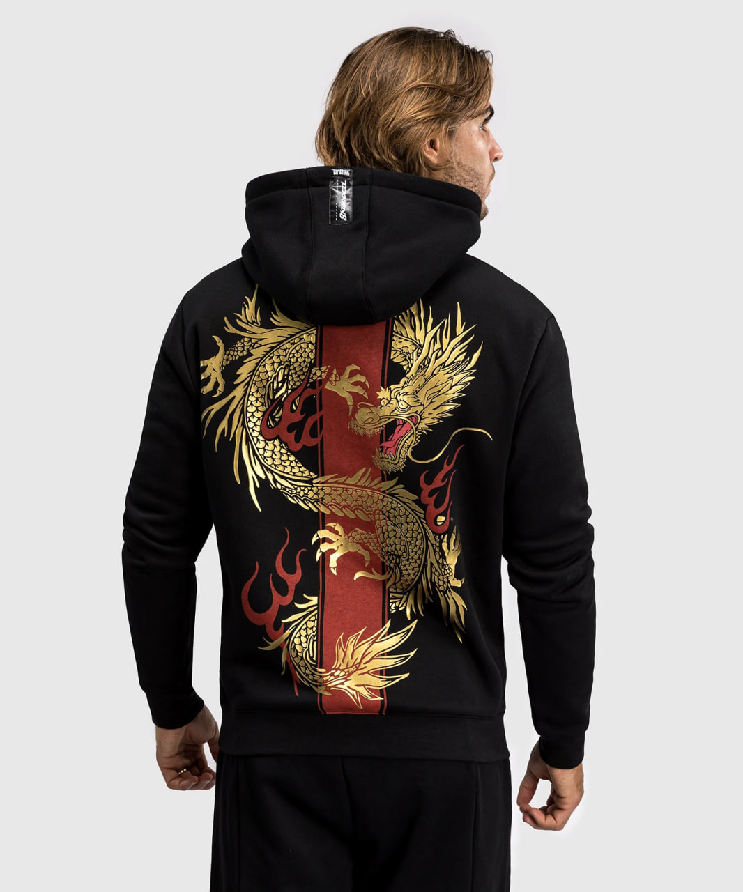 Худи Venum x TEKKEN 8 Marshall Law Hoodie Black Red Gold цена