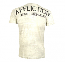 Футболка Affliction Fedor Emelianenko Warbird T-Shirt - White, Фото № 2