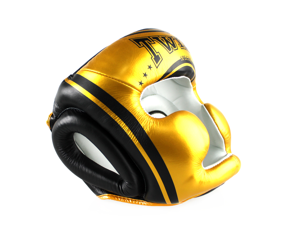 Boxing helmet Twins Fancy FHGL3-TW4 Black Gold buy