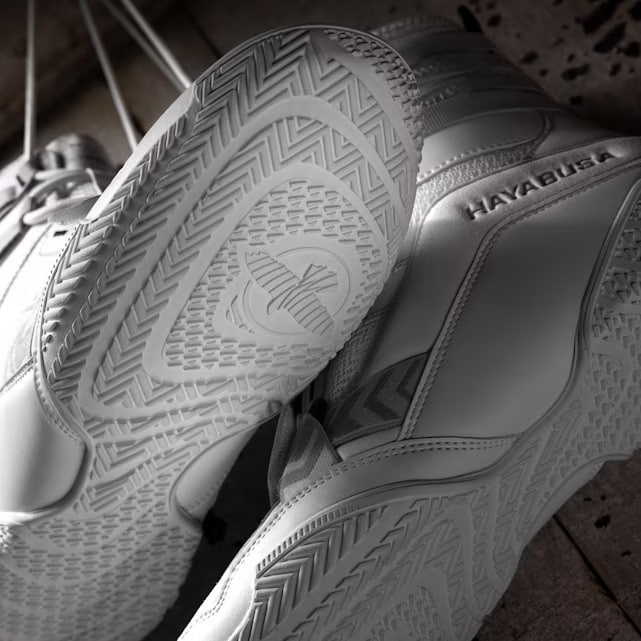 Hayabusa Strike Boxing Shoes White photo