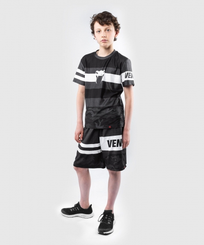 Дитяча футболка Venum Bandit Dry Tech Black Grey розмір