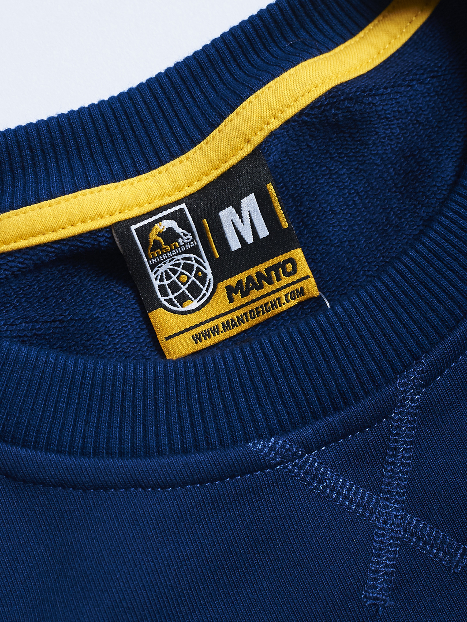 Sweatshirt MANTO Crewneck Logo 2.0 Navy Blue buy