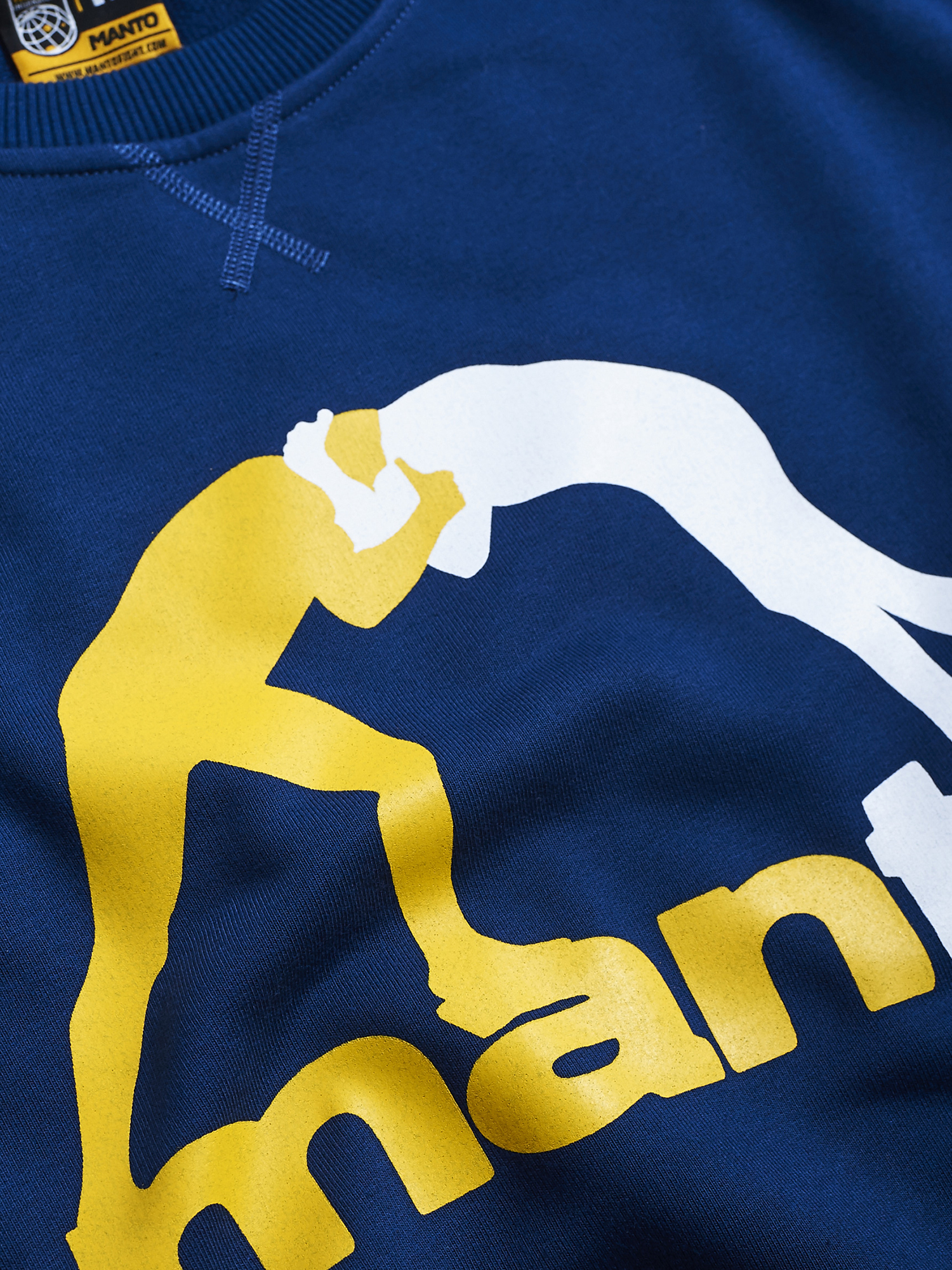 Sweatshirt MANTO Crewneck Logo 2.0 Navy Blue price