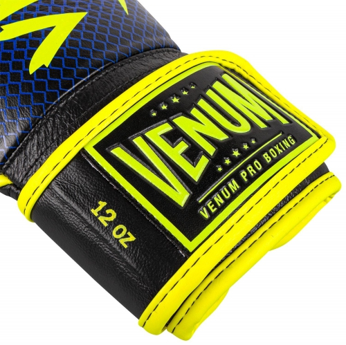 Boxing gloves Venum Hammer Pro Velcro Nappa leather Loma Edition Blue Yellow price