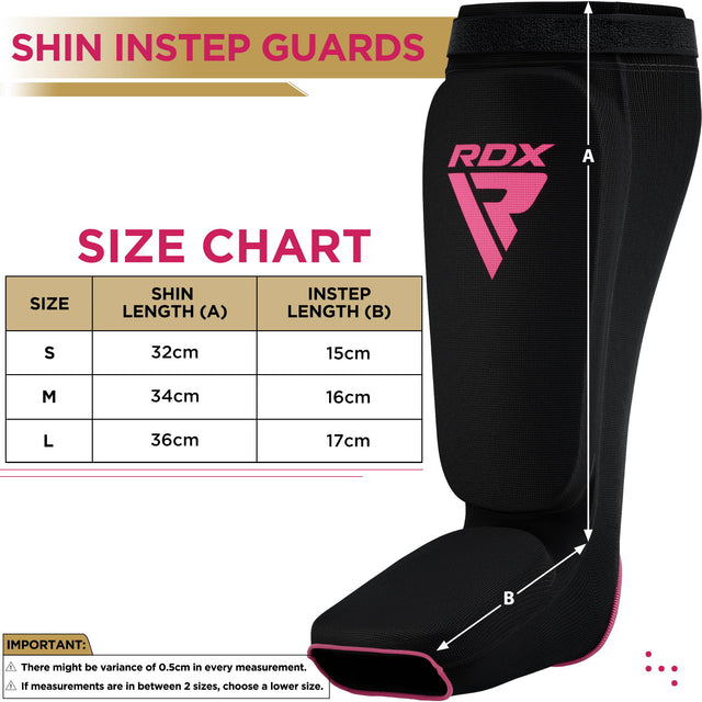 RDX Hosieri Shin Instep Guard Black Pink shin guard original