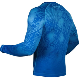 Компрессионная футболка Venum Fusion Compression T-shirt Blue Long Sleeves, Фото № 6