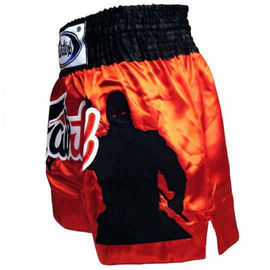 Шорты для тайского бокса Fairtex Limited Collection Shorts The Assassin Red, Фото № 2