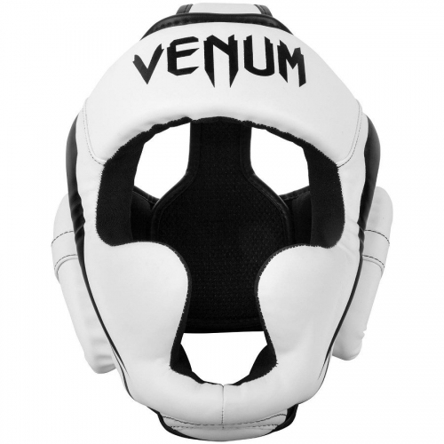 Шолом Venum Elite Headgear White Black купити