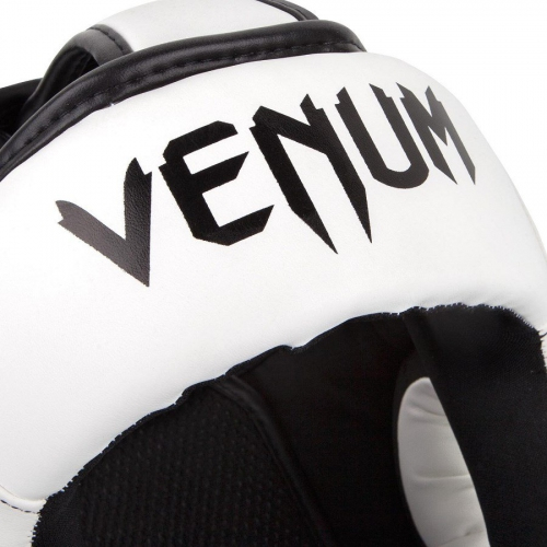 Шолом Venum Elite Headgear White Black фото