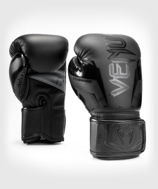 Боксерские перчатки Venum Elite Evo Black Black