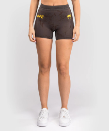 Женские компрессионные шорты UFC Venum FIGHT WEEK 4.0 Womens Vale Tudo Shorts Dark Brown