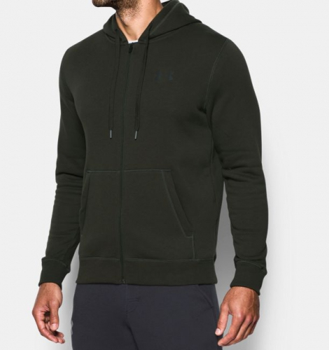 Under Armour Rival Fitted Fullzip Hoodie Artillery Green buy