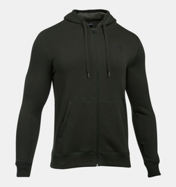 Толстовка Under Armour Rival Fitted Fullzip Artillery Green, Фото № 5
