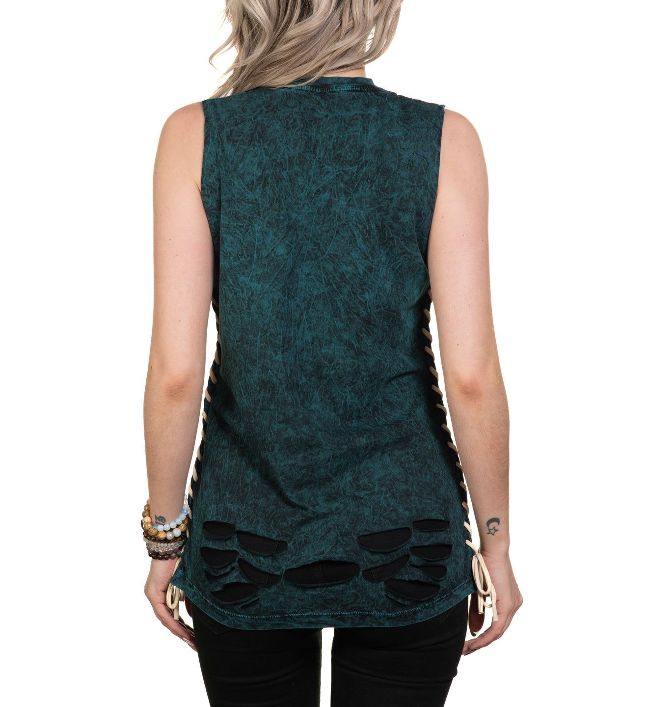 Жіноча майка Affliction Lorraine Sleeveless Baby Tee купити