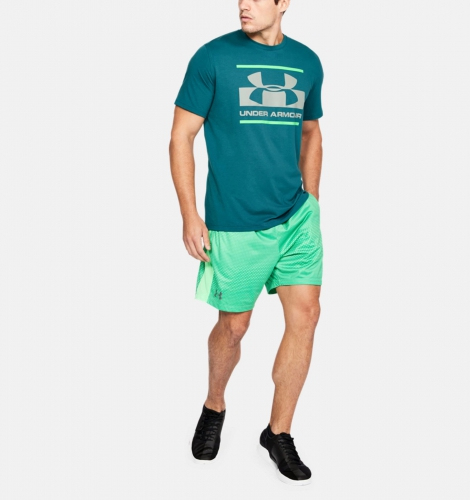 Футболка Under Armour Blocked Sportstyle Logo T-Shirt Green ціна