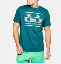 Футболка Under Armour Blocked Sportstyle Logo T-Shirt Green
