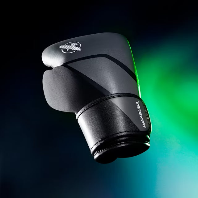 Hayabusa E1 Boxing Gloves Grey Black photo