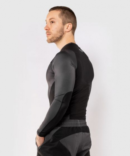 Рашгард Venum G-Fit Rashguard Long Sleeves Grey Black купить