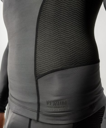 Рашгард Venum G-Fit Rashguard Long Sleeves Grey Black размер