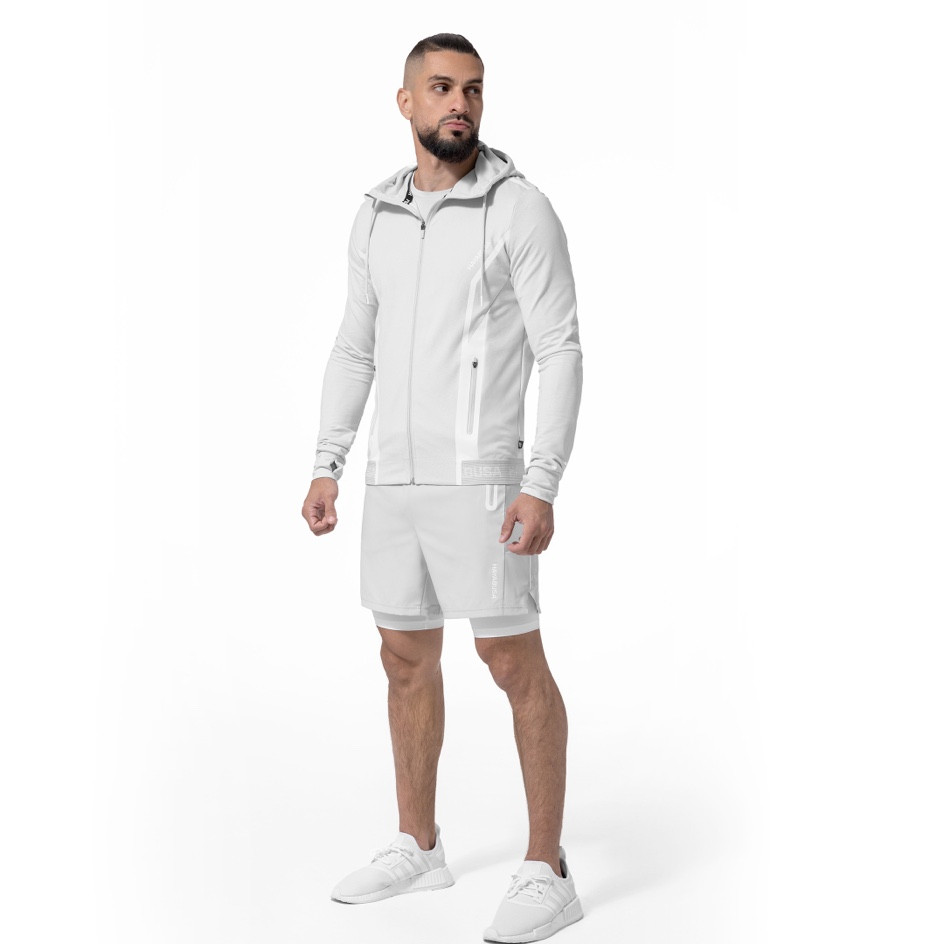 Худі Hayabusa Men’s Zip-Up Performance Hoodie Light Grey оригінал