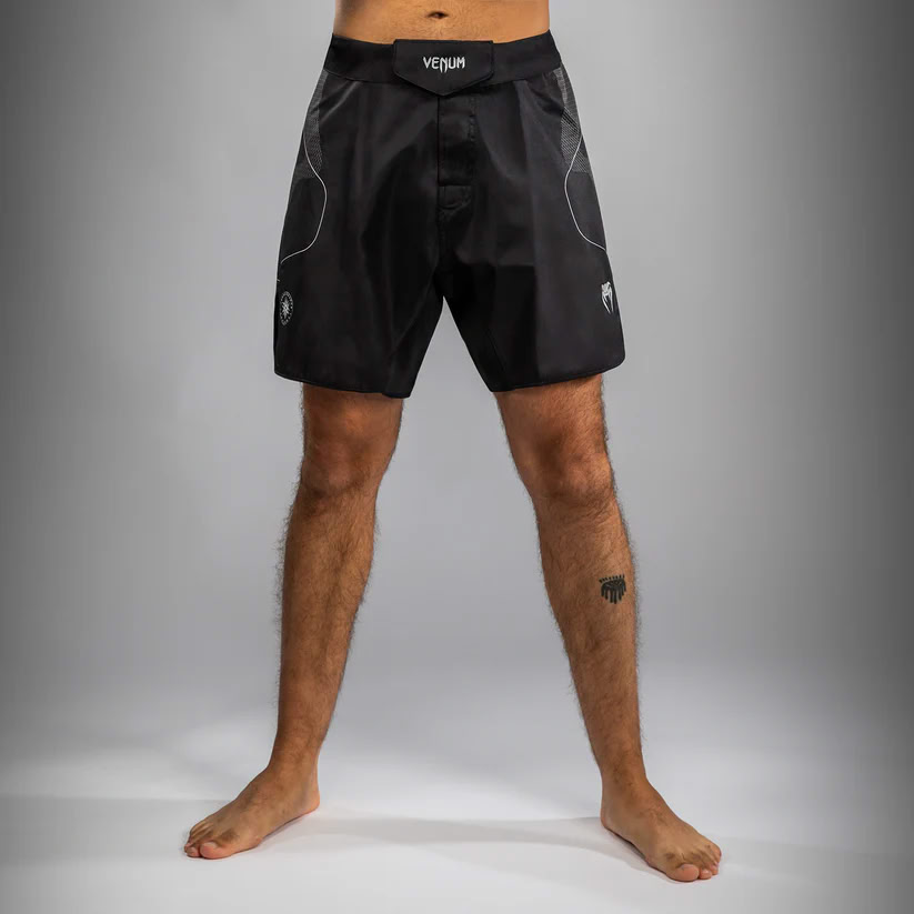 Шорты для ММА Venum Nexus Fight Shorts Black Silver