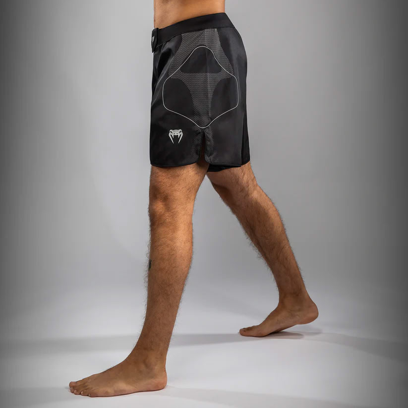 Шорты для ММА Venum Nexus Fight Shorts Black Silver купить