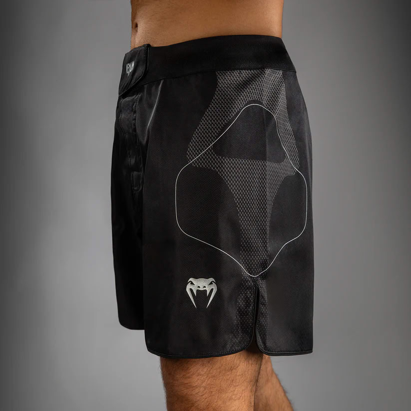 Шорты для ММА Venum Nexus Fight Shorts Black Silver фото
