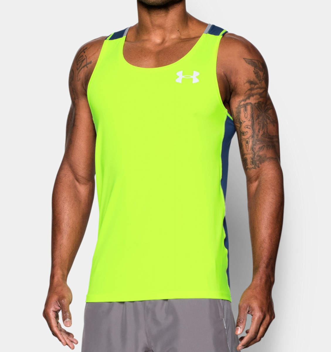 Майка Under Armour Mens CoolSwitch Run Fuel Green