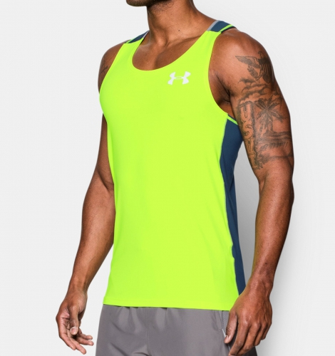 Майка Under Armour Mens CoolSwitch Run Fuel Green купить