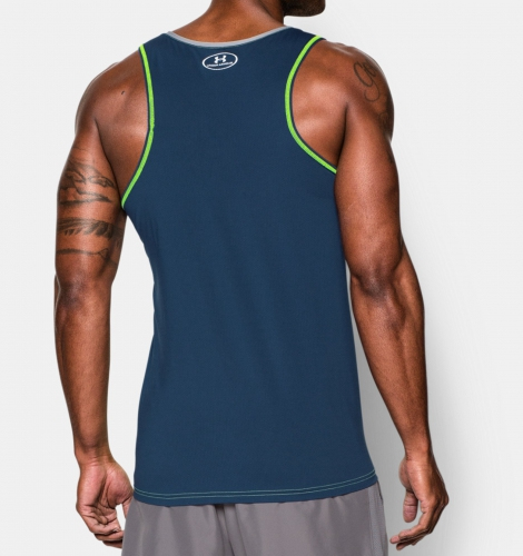 Майка Under Armour Mens CoolSwitch Run Fuel Green цена