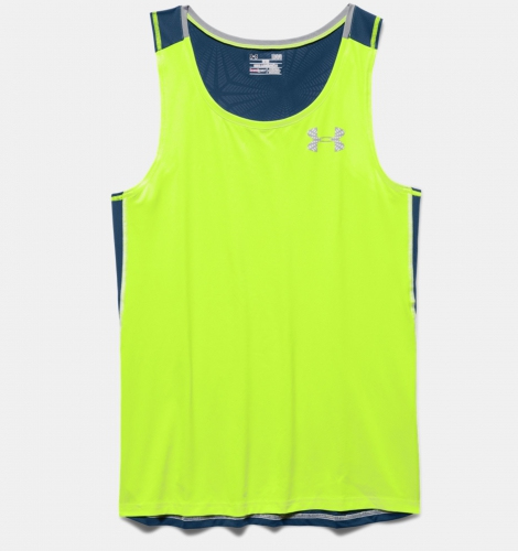 Майка Under Armour Mens CoolSwitch Run Fuel Green фото