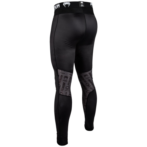 Venum Logos Spat Black compression pants photo