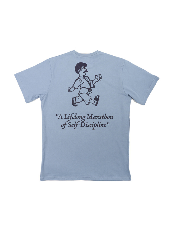 MANTO T-shirt Marathon Graphite Blue buy