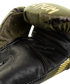 Боксерские перчатки Venum Impact Boxing Gloves Khaki Gold, Фото № 5