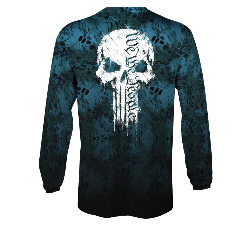 Лонгслив Howitzer We The People Skull Black Multi купить