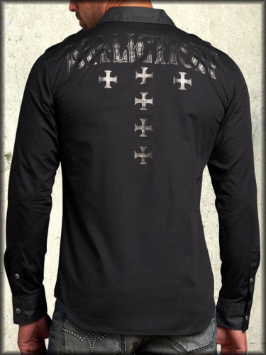 Рубашка Affliction Black Premium Shirt купити